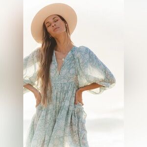 Daughters of India Kyra midi dress in Jade